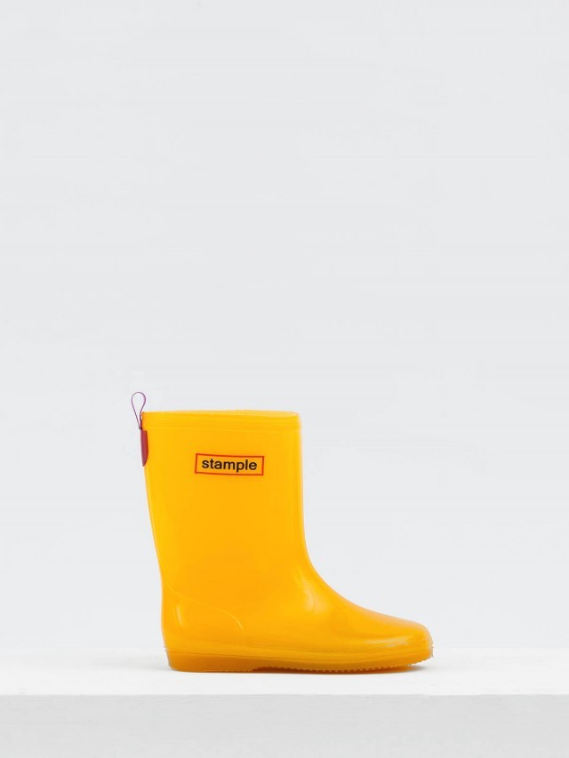 stample 日本製兒童果凍雨鞋 - 黃